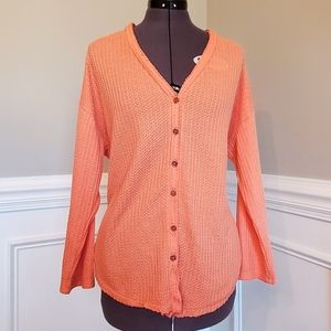 Forever 21 pink spring cardigan in medium